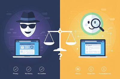 التصفح الخفي incognito mode.. ما هو؟ كيف يعمل؟ هل هو فعلا آمن وسري؟